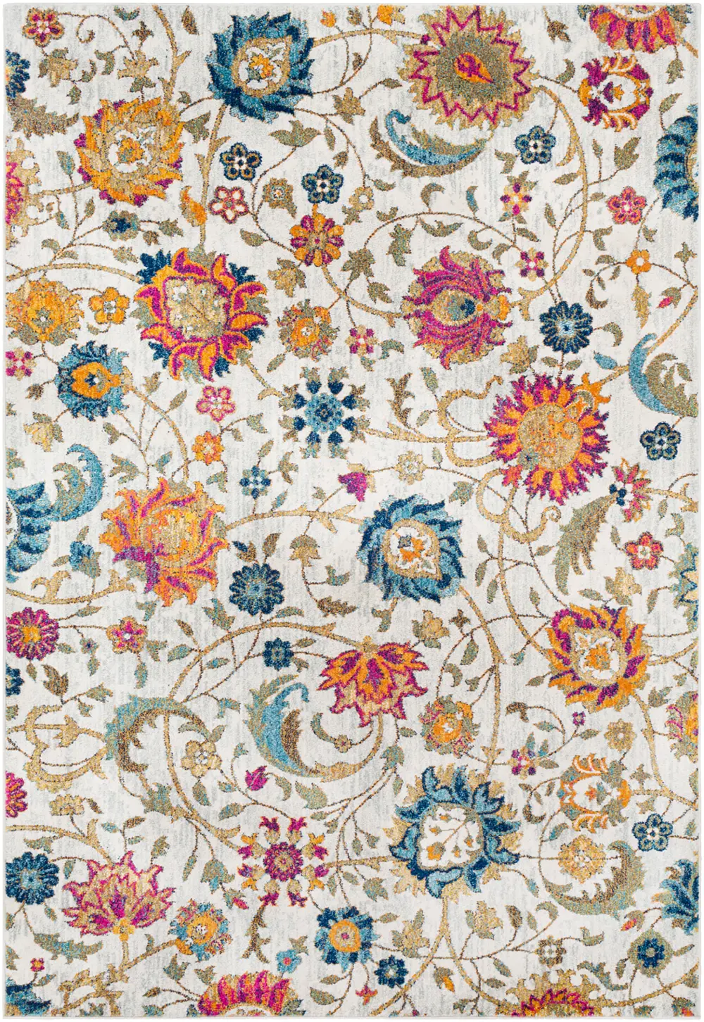 Hanshu Scandi Modern Boho Saffron Rug - Image 9