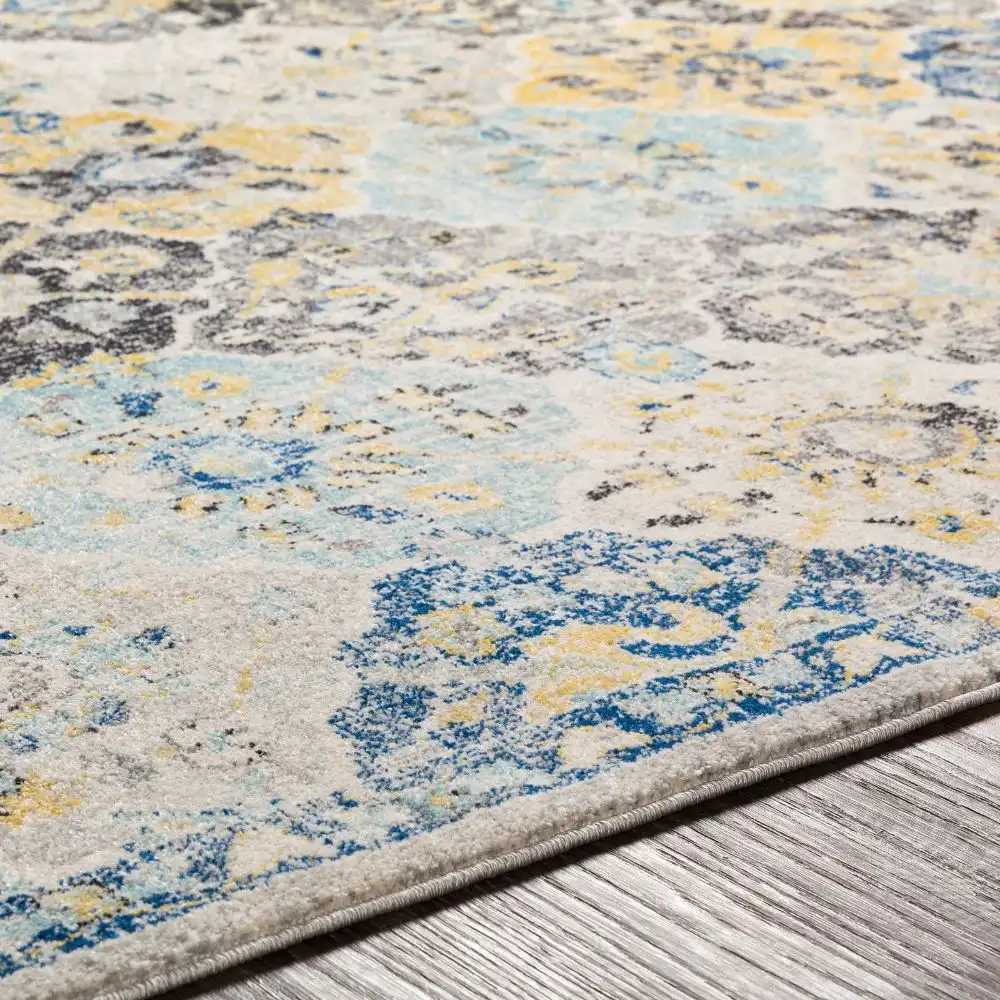 Ines Vintage Oriental Boho Dark Blue Rug - Image 6