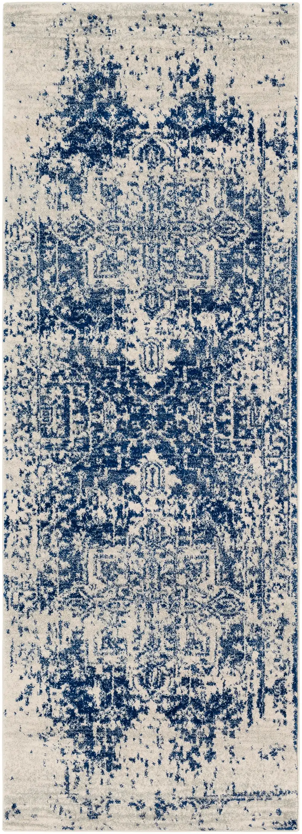 Juliette Vintage Oriental Boho Navy Rug - Image 10