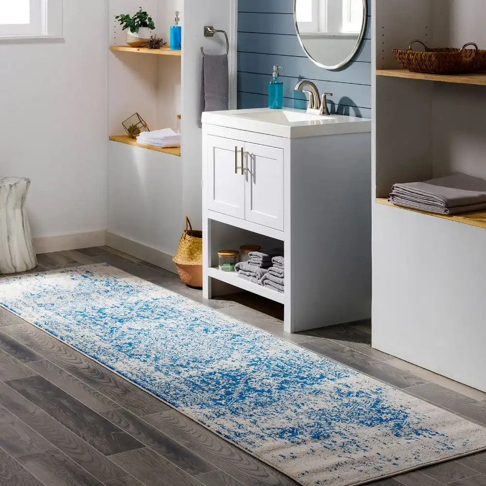 Juliette Vintage Oriental Boho Navy Rug - Image 2
