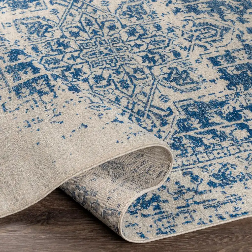 Juliette Vintage Oriental Boho Navy Rug - Image 7