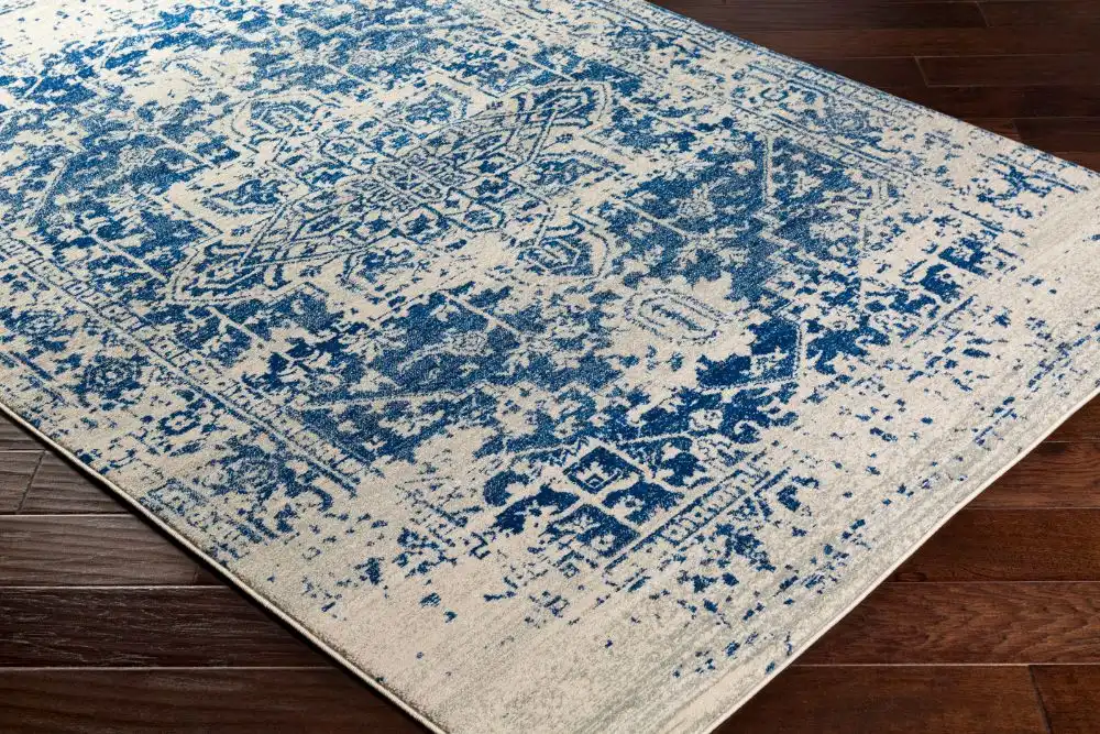 Juliette Vintage Oriental Boho Navy Rug - Image 8