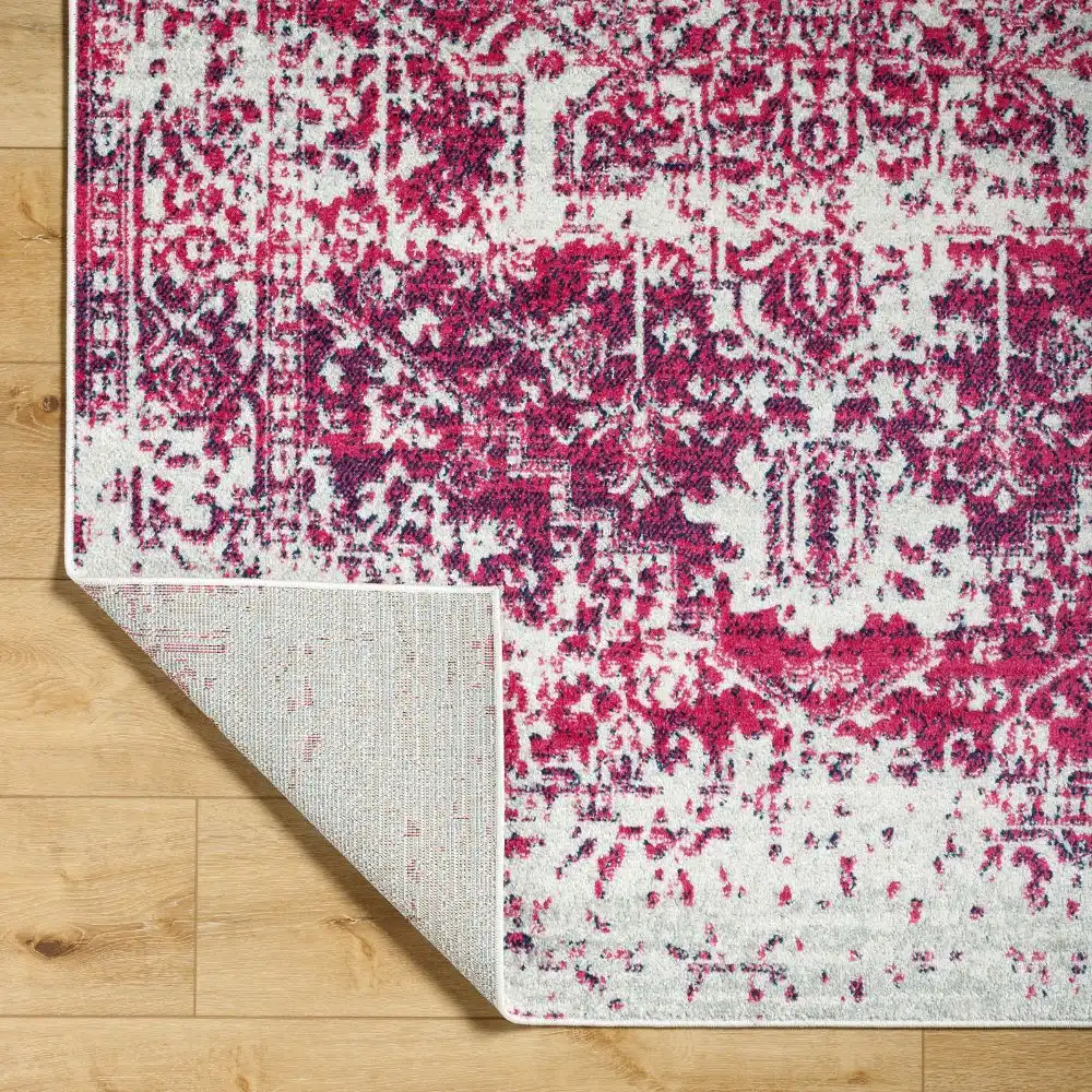 Juliette Vintage Oriental Boho Burgundy Rug - Image 7