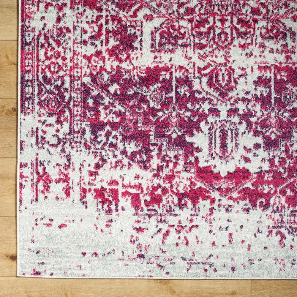 Juliette Vintage Oriental Boho Burgundy Rug - Image 9