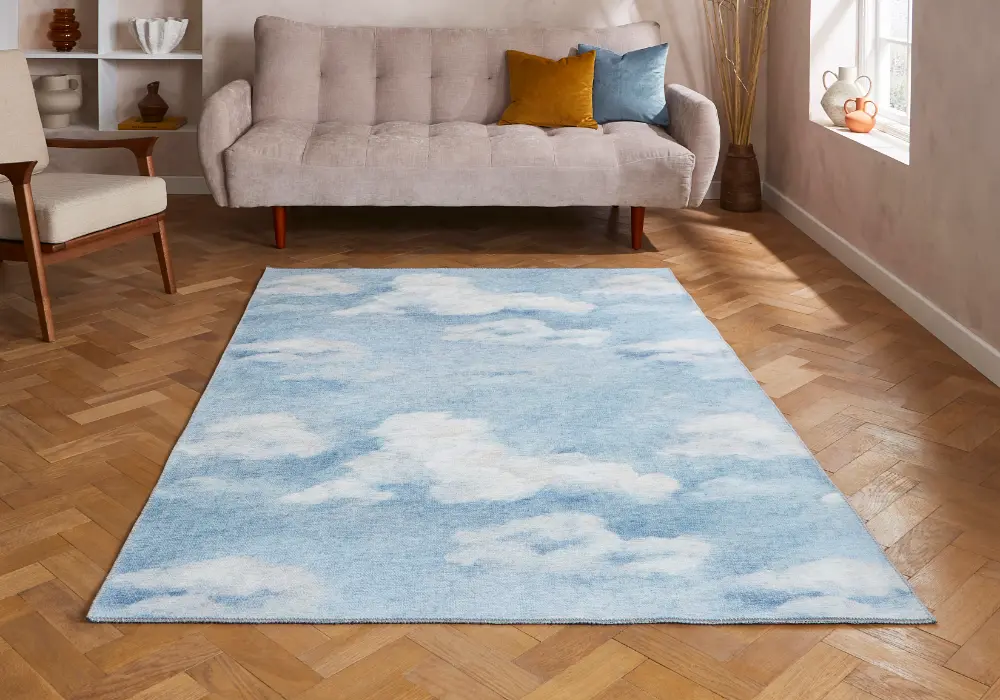 Harlequin Air Sky Blue Washable - Image 2
