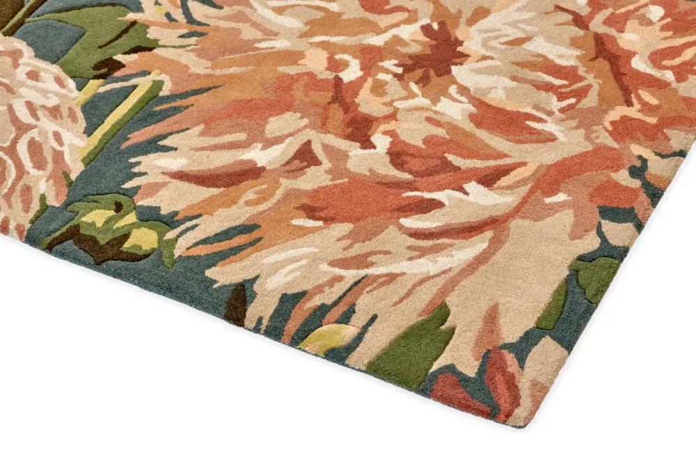 Harlequin Dahlia Coral Wilderness Rug 142408 - Image 5