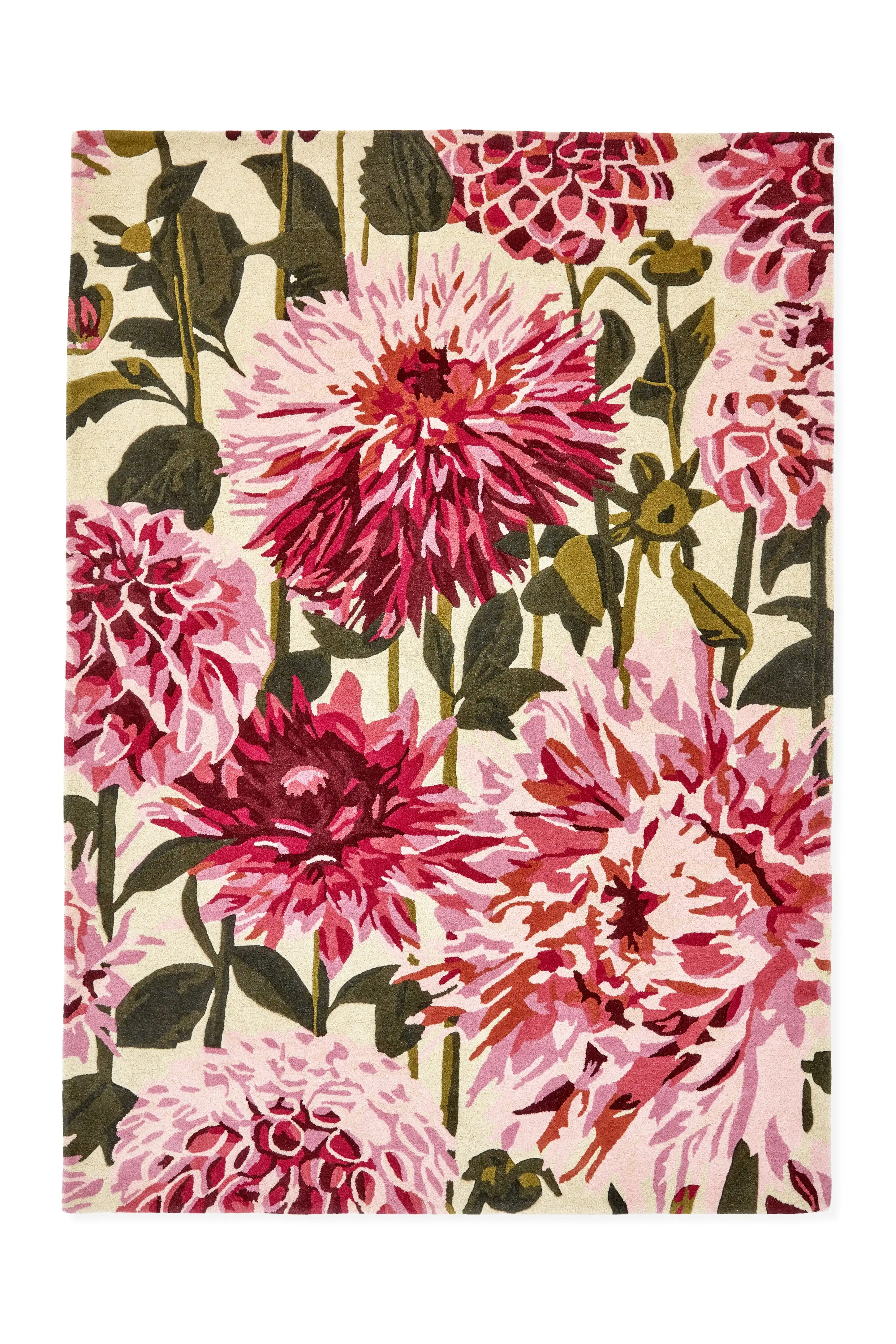 Harlequin Dahlia Fuchsia Palm Rug 142402 Rug - Image 3