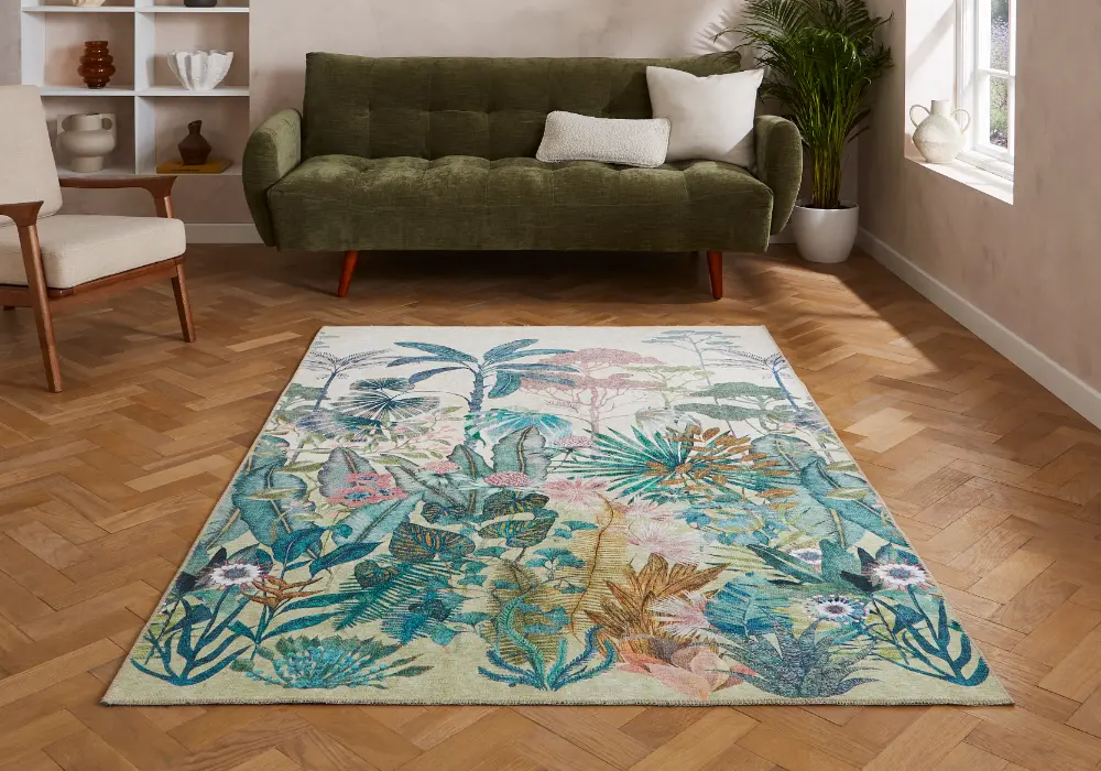 Harlequin Floreana Bleached Coral Washable