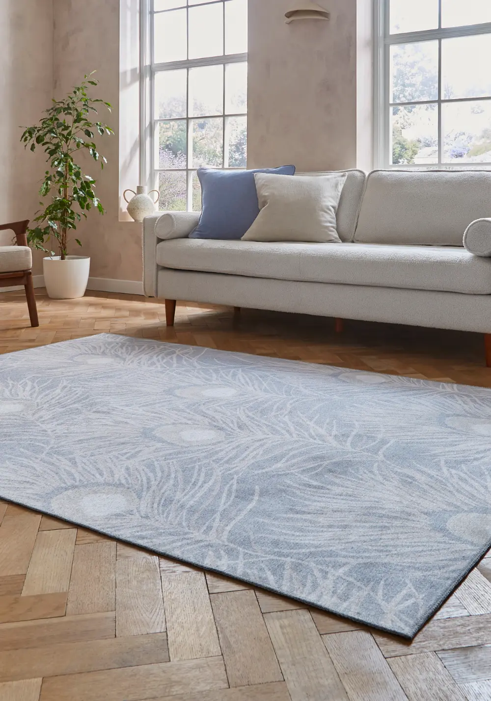 Harlequin Orlena Powder Blue Washable - Image 3
