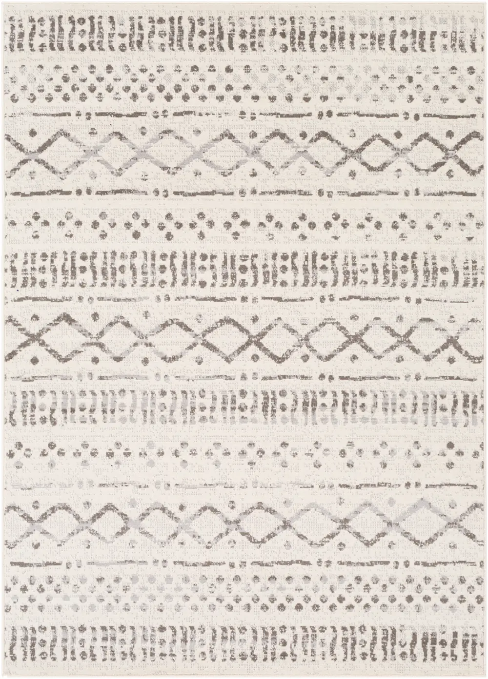 Hativi Scandi Global Light Grey Rug - Image 4