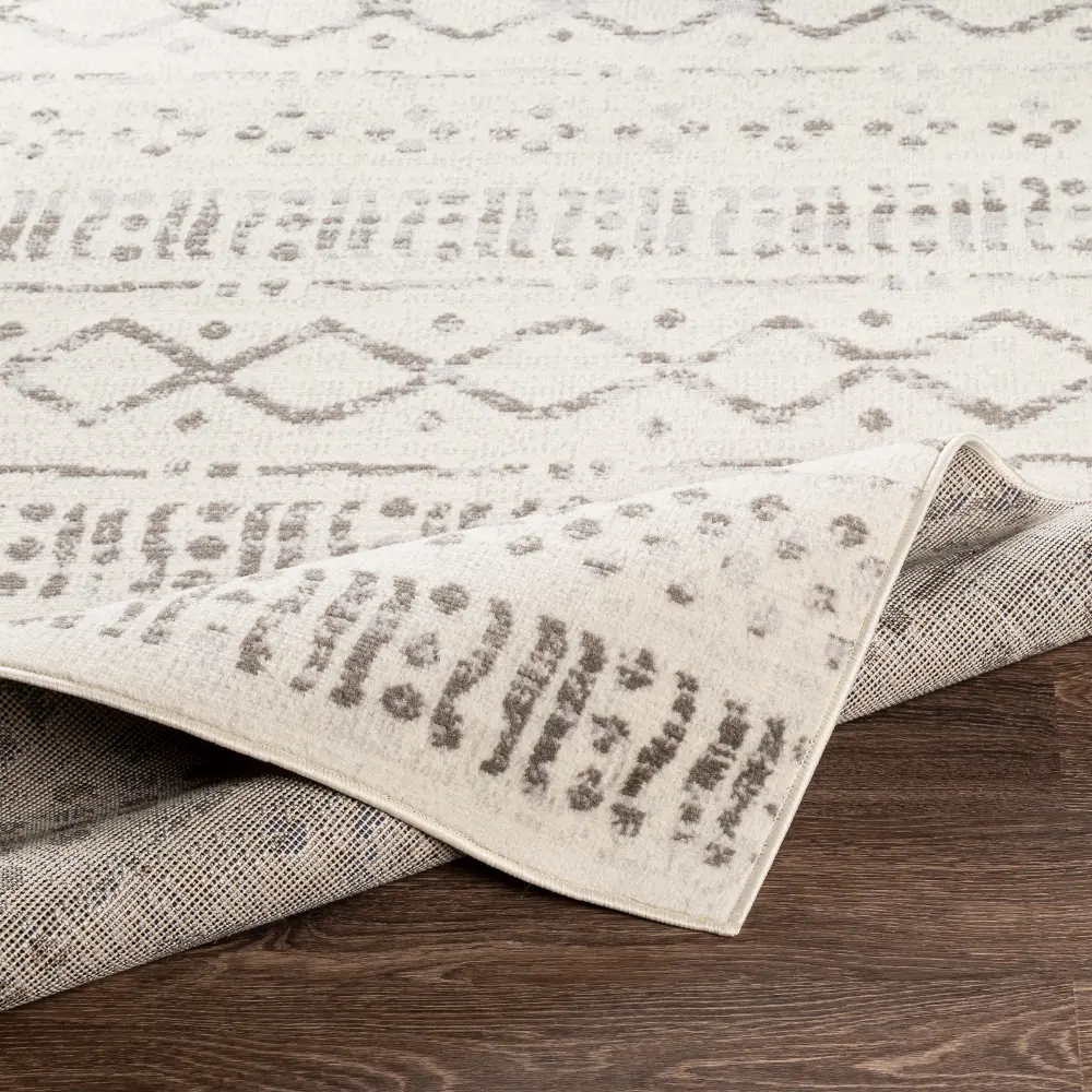 Hativi Scandi Global Light Grey Rug - Image 6