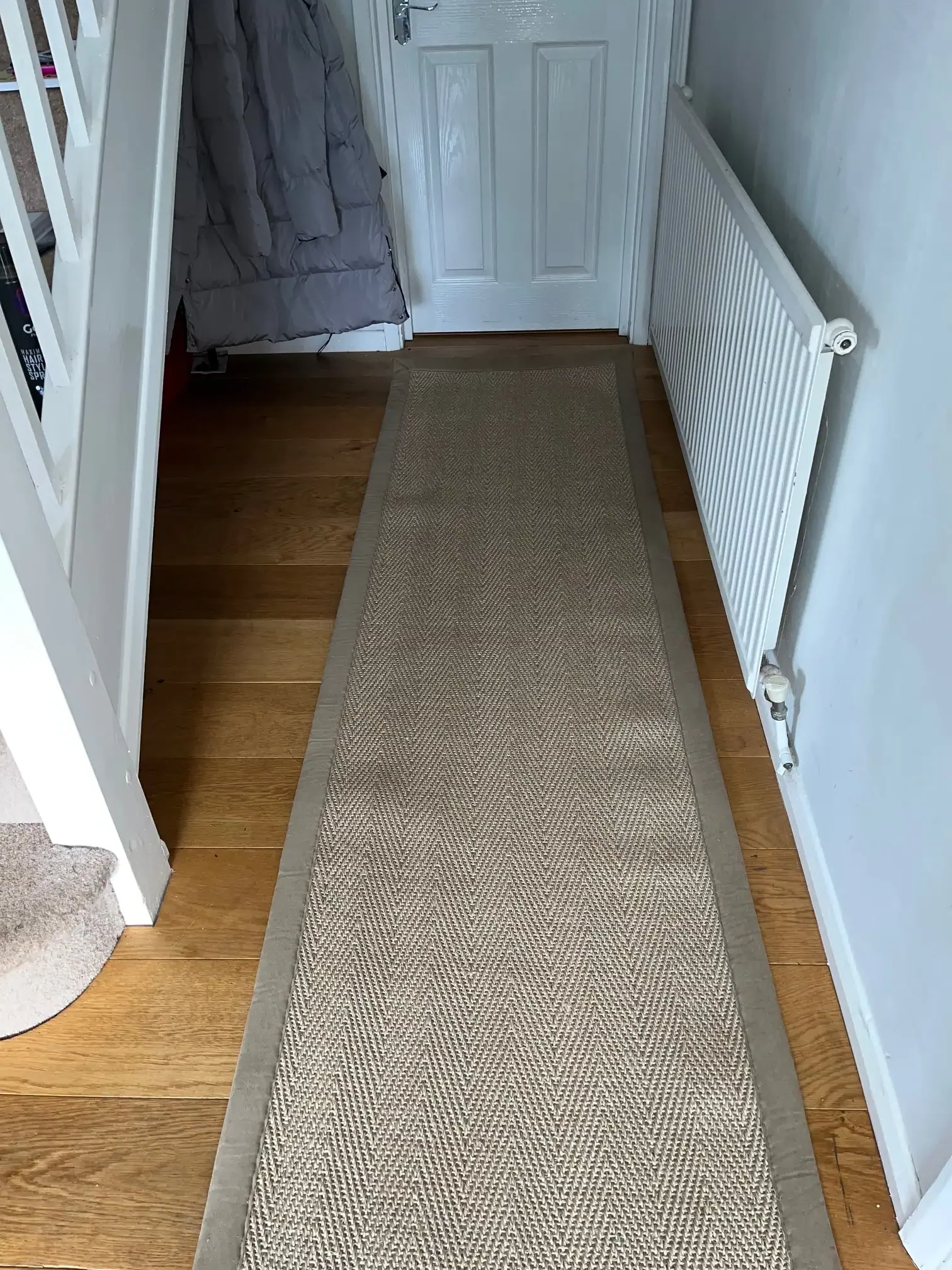 Havana Sisal Argent with a Faux Suede Caramel Rug - Image 10
