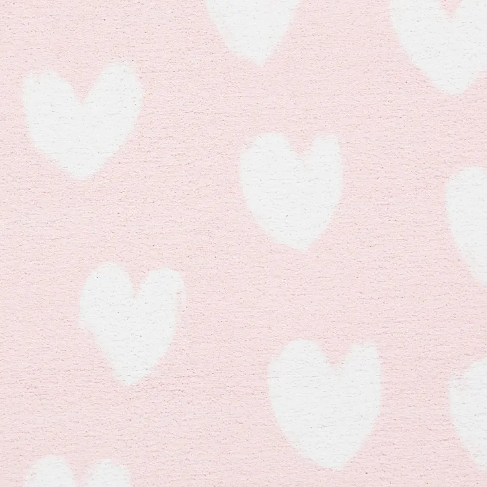 Catherine Lansfield Hearts Pink - Washable - Image 5