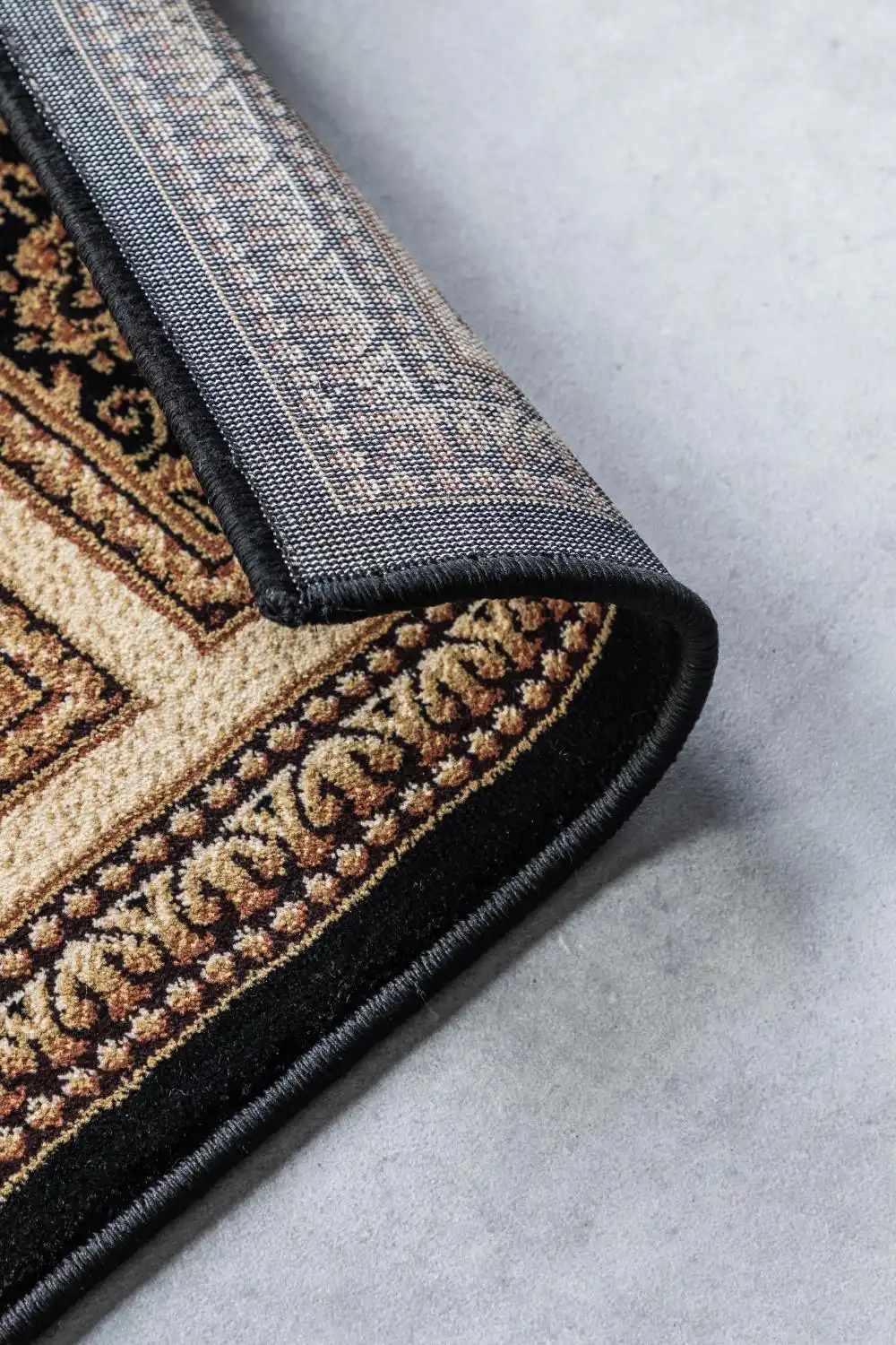 Herat 2 105989 Black Cream Rug - Image 6
