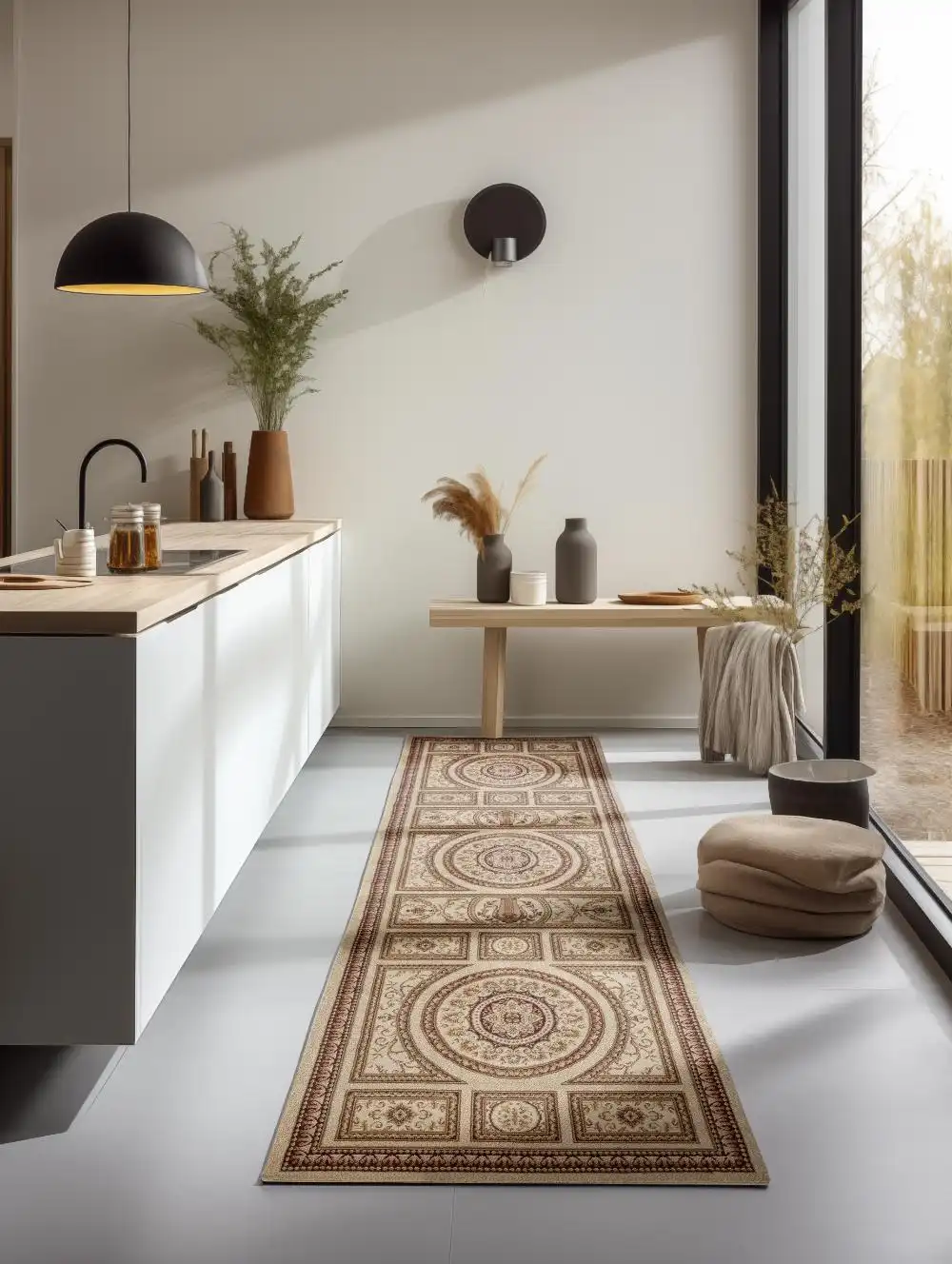 Herat 2 105990 Cream Rug - Image 5