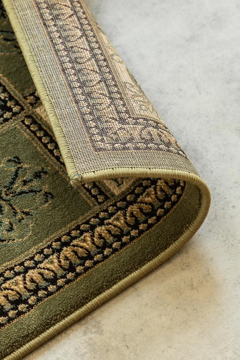 Herat 2 105991 Olive-Green Cream Rug - Image 7