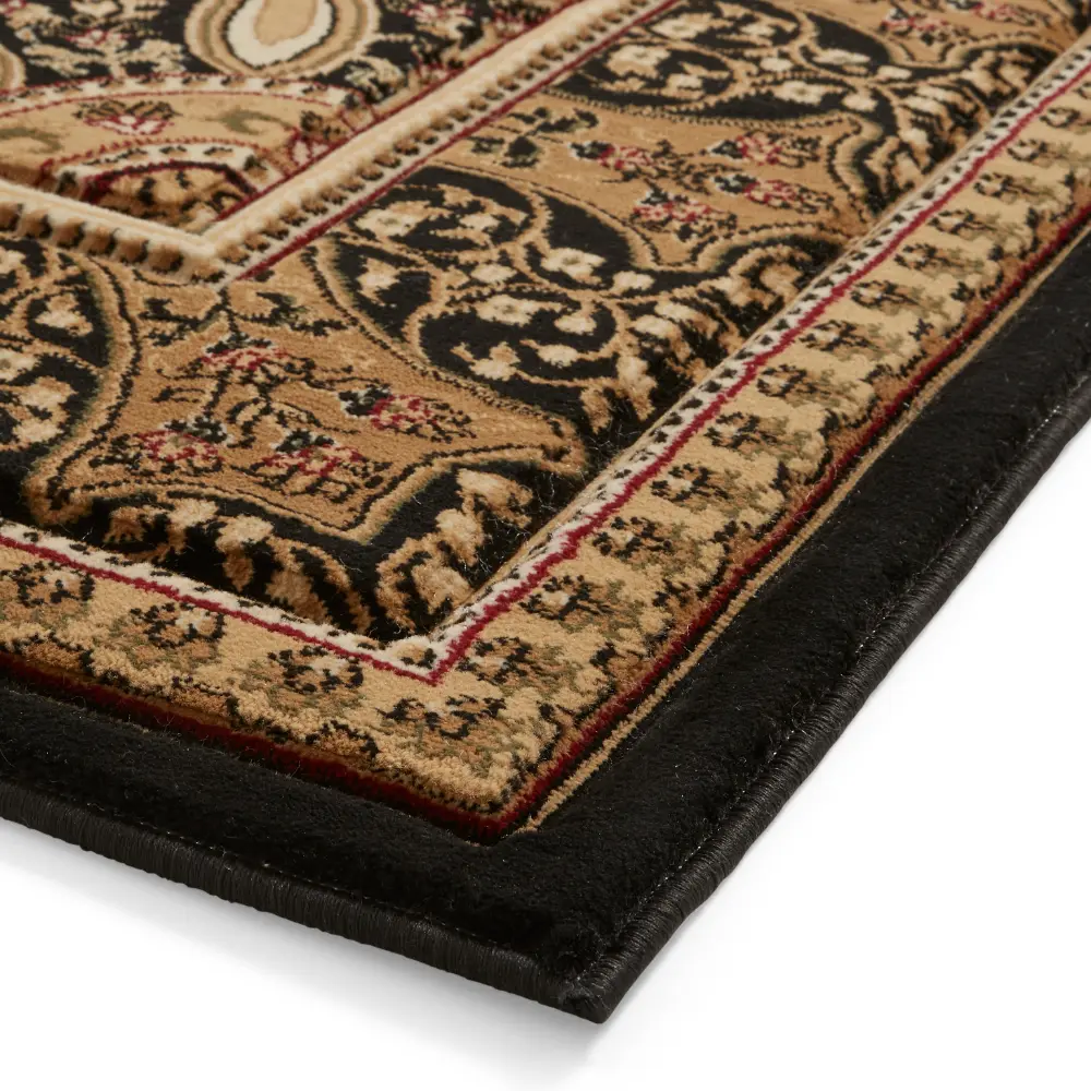 Heritage 4400 Black Cream Rug - Image 7