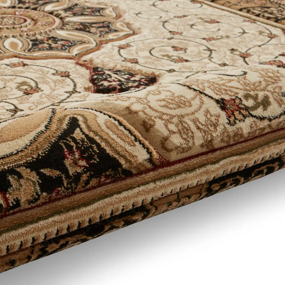 Heritage 4400 Black Cream Rug - Image 8