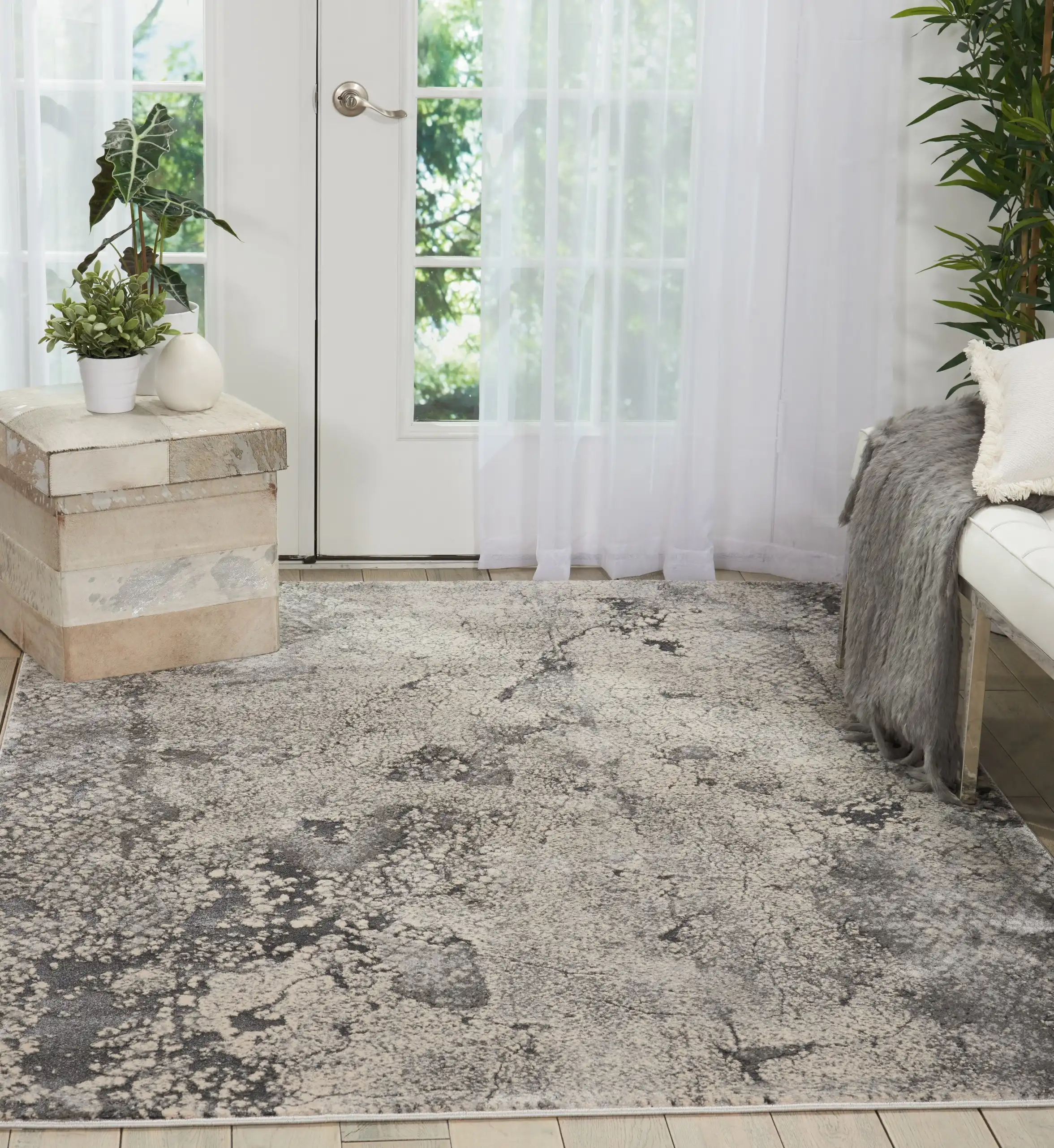 Heritage Nourison KI352 Grey Rug