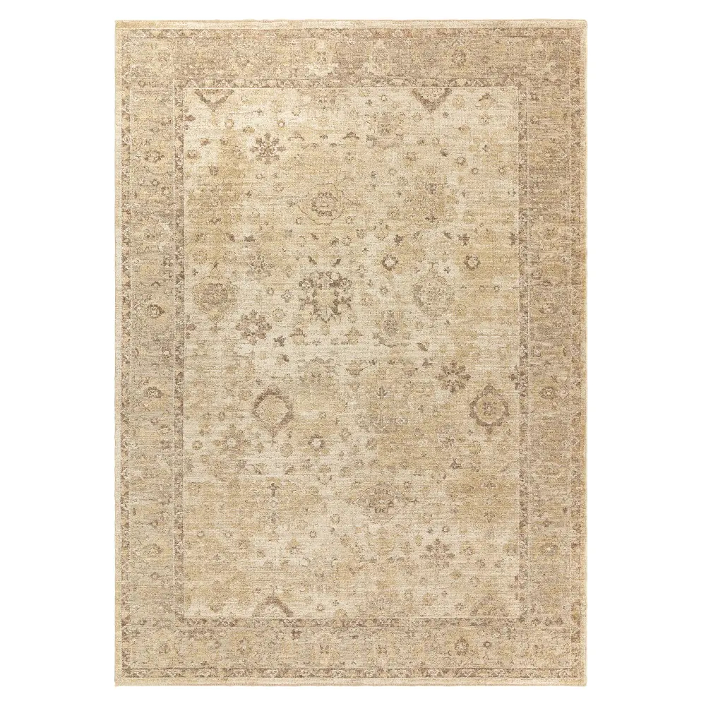 Heriz Ornate Beige HE05 - Image 4