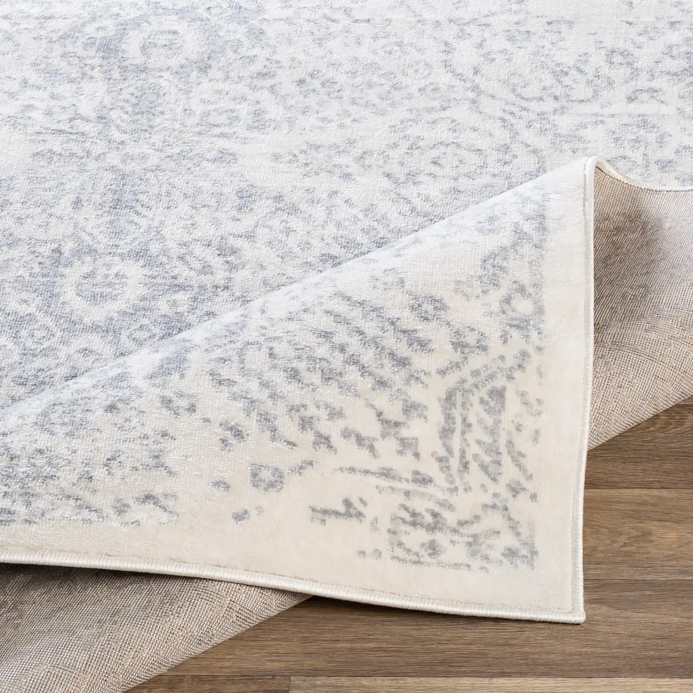 Hindah Vintage Oriental Boho Medium Grey Rug - Image 4