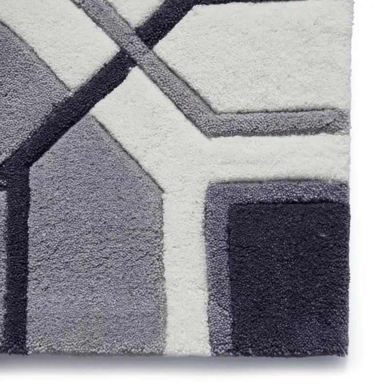 HK 9238 Ivory Grey Rug - Image 2