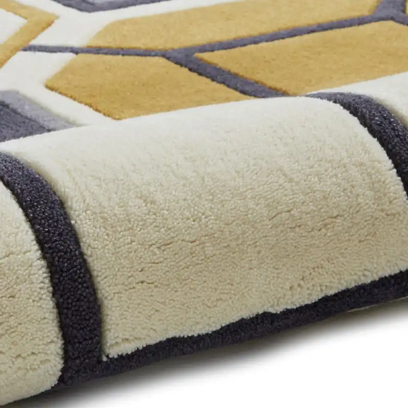 HK 9238 Ivory Yellow Rug - Image 3