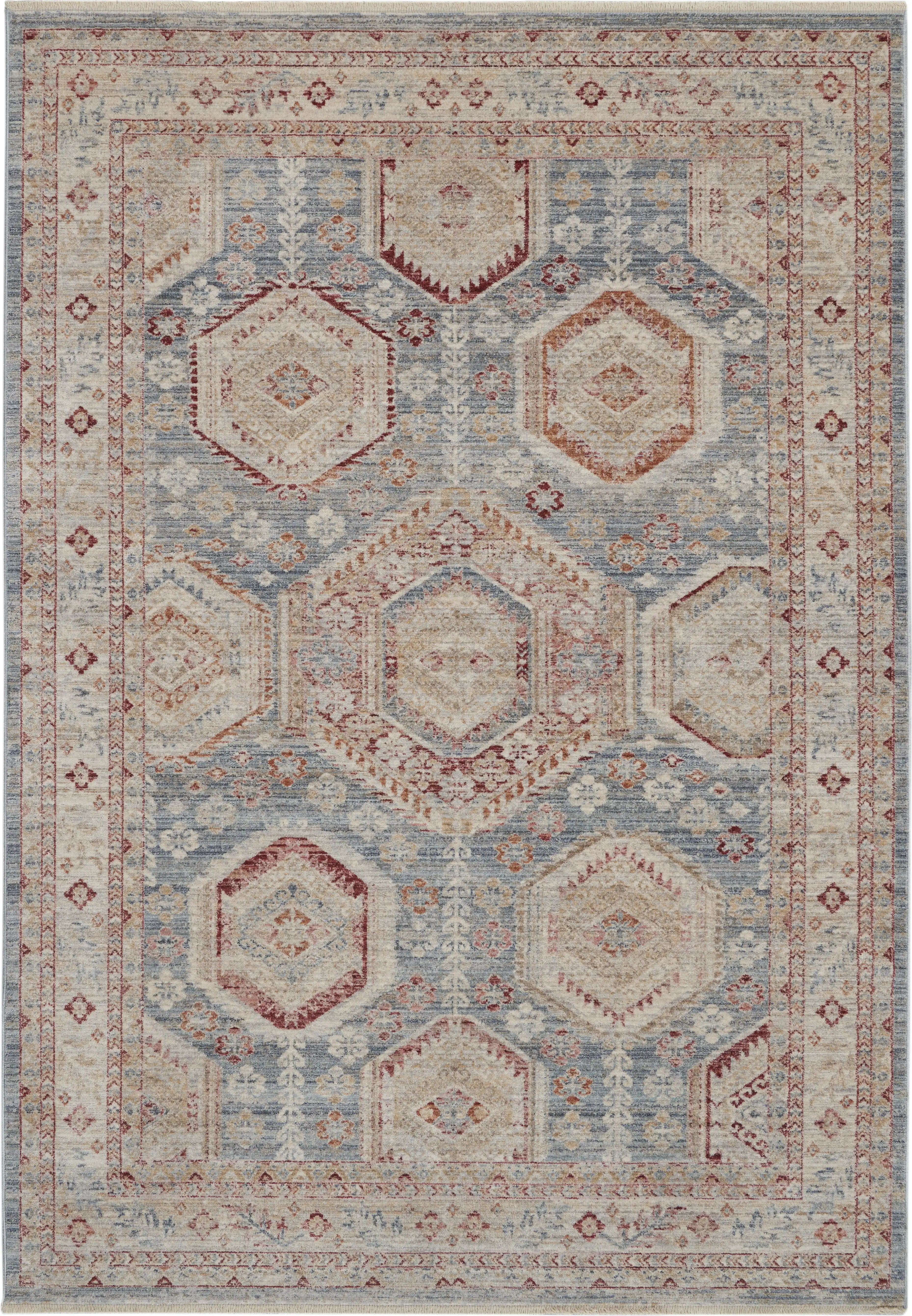 Homestead HMS01 Light Blue Multi Rug - Image 3