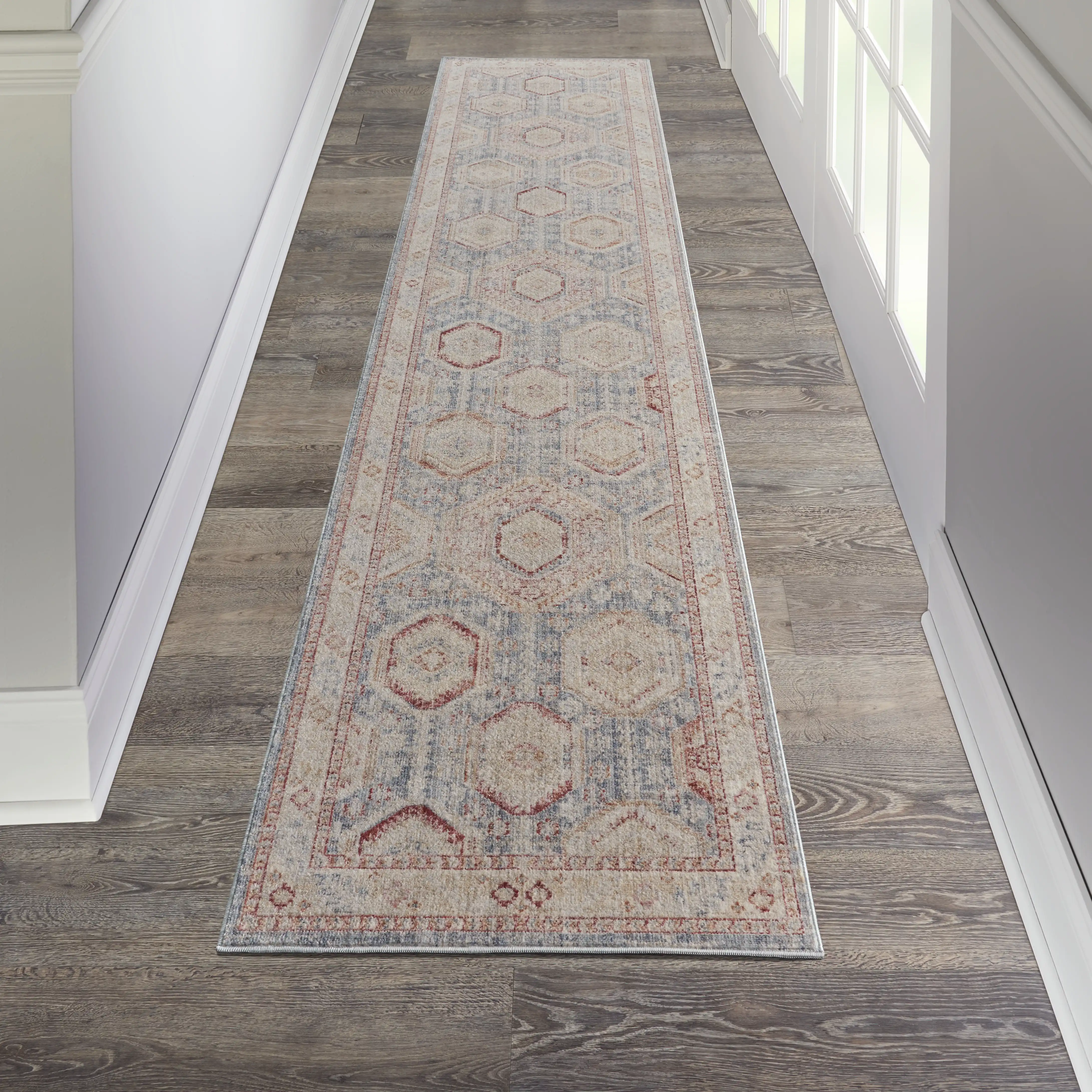 Homestead HMS01 Light Blue Multi Rug - Image 4