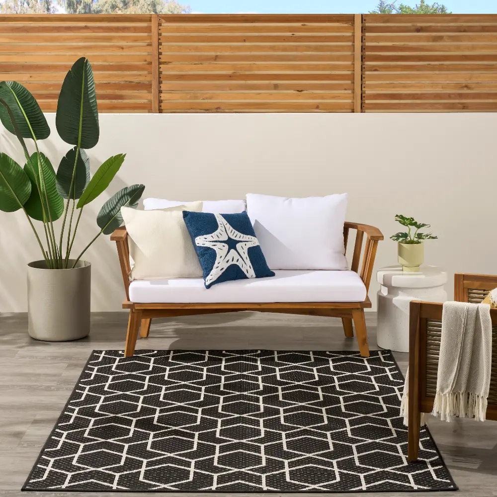 HORIZON INDOOR/OUTDOOR HOZ01 Black Indoor Outdoor - Image 8