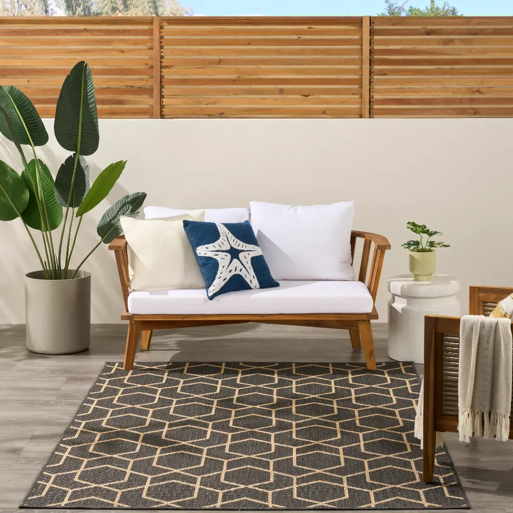 HORIZON INDOOR/OUTDOOR HOZ01 Charcoal Indoor Outdoor - Image 7