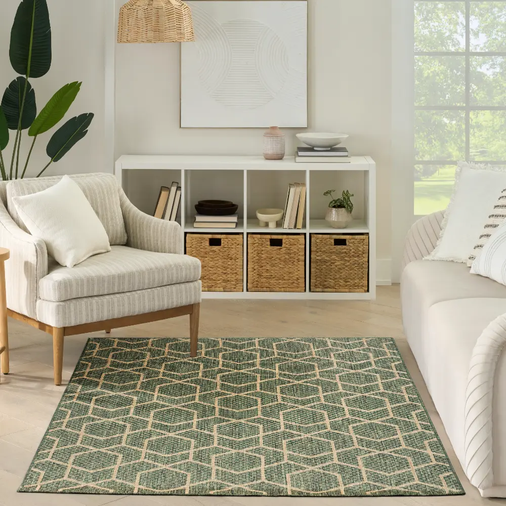 HORIZON INDOOR/OUTDOOR HOZ01 Green Indoor Outdoor - Image 2