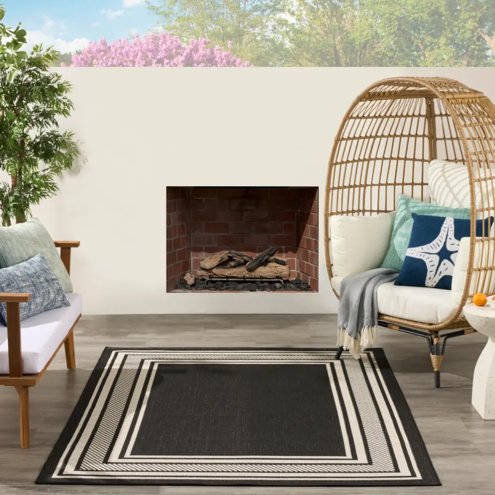 HORIZON INDOOR/OUTDOOR HOZ03 Black  Indoor Outdoor - Image 4
