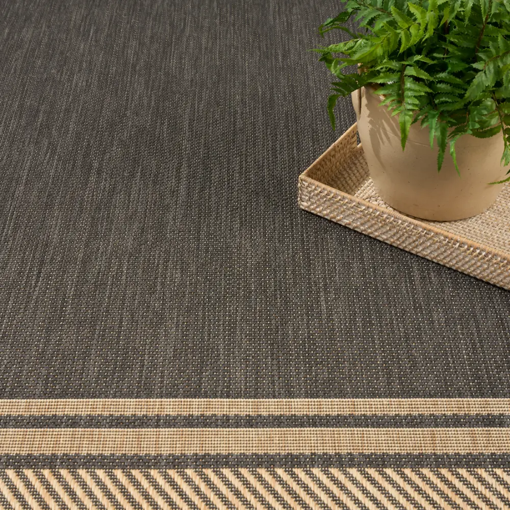 HORIZON INDOOR/OUTDOOR HOZ03 Charcoal Indoor Outdoor - Image 3