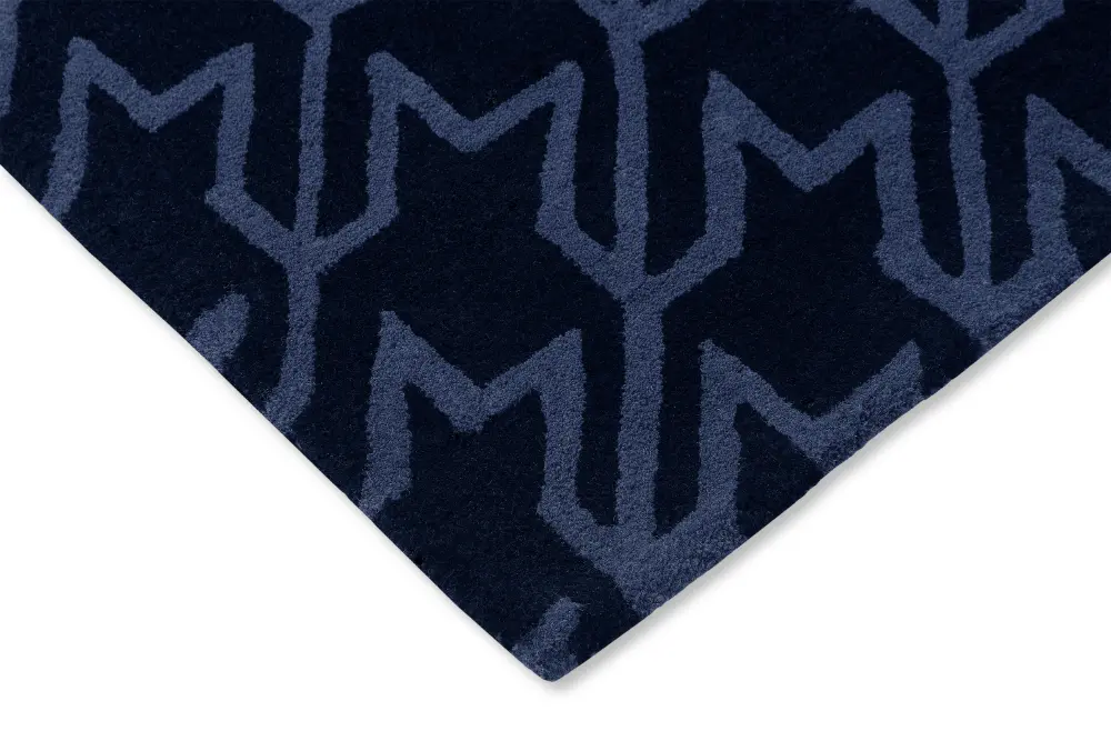 Houndstooth Ted Baker -Dark Blue 162808 Rug - Image 5