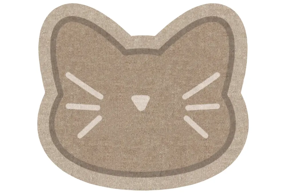 Howler & Scratch Shaped Cat Face Beige - Image 2