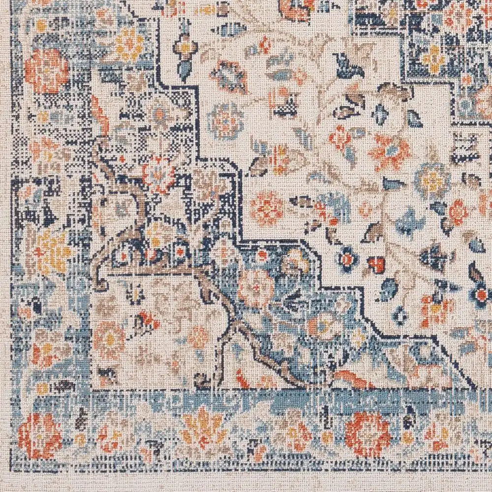 Selma In- & Outdoor Oriental Boho Dark Blue Rug - Image 5