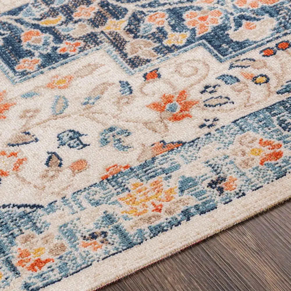 Selma In- & Outdoor Oriental Boho Dark Blue Rug - Image 6