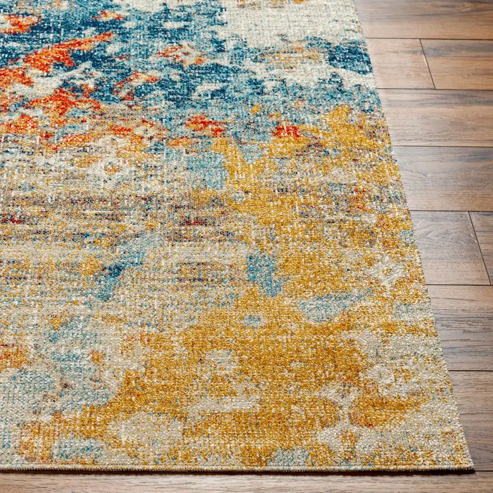 Mona In- & Outdoor Modern Burnt Orange Rug - Image 4