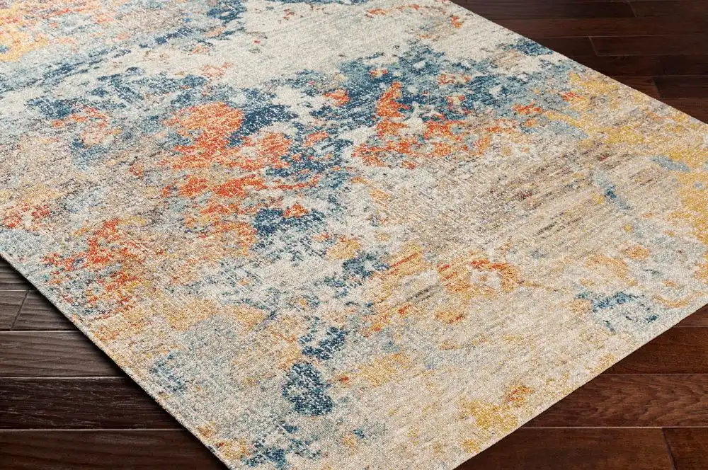 Mona In- & Outdoor Modern Burnt Orange Rug - Image 6