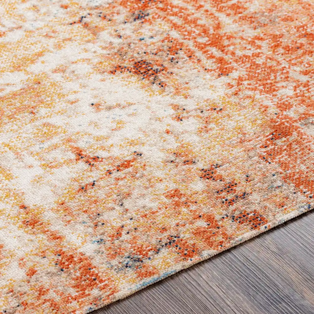 Samira In- & Outdoor Modern Burnt Orange Rug - Image 6
