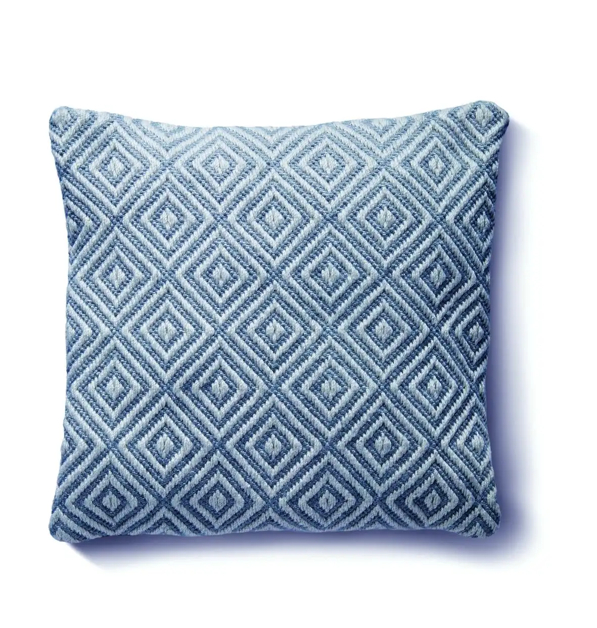 Hug Woven Diamond Denim Rug - Image 2