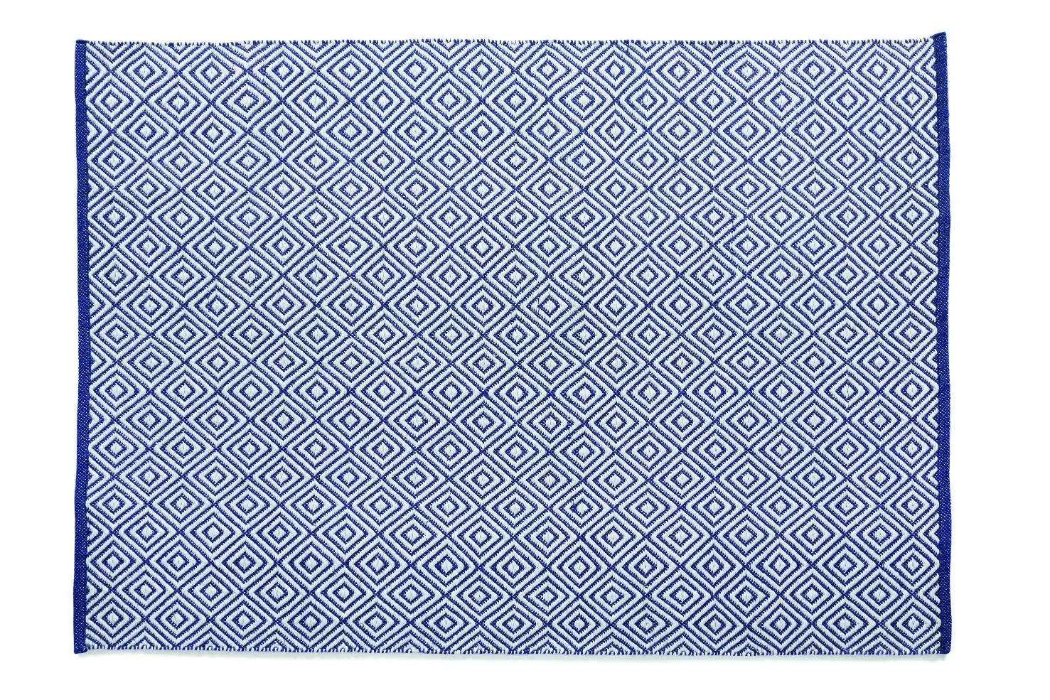 Hug Woven Diamond Navy Rug - Image 4