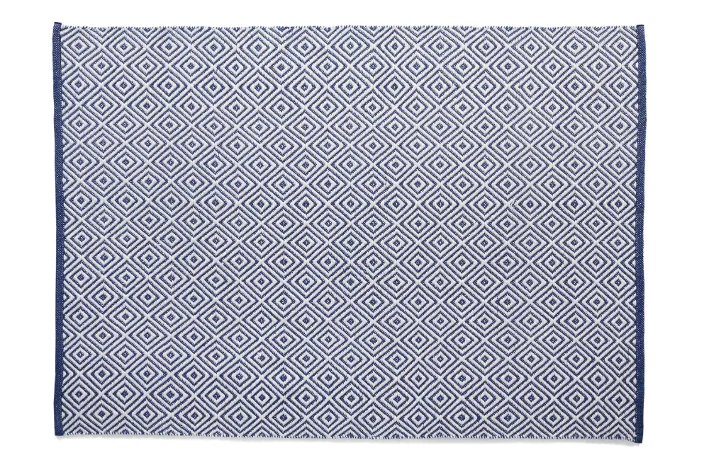 Hug Woven Diamond Navy Rug - Image 5
