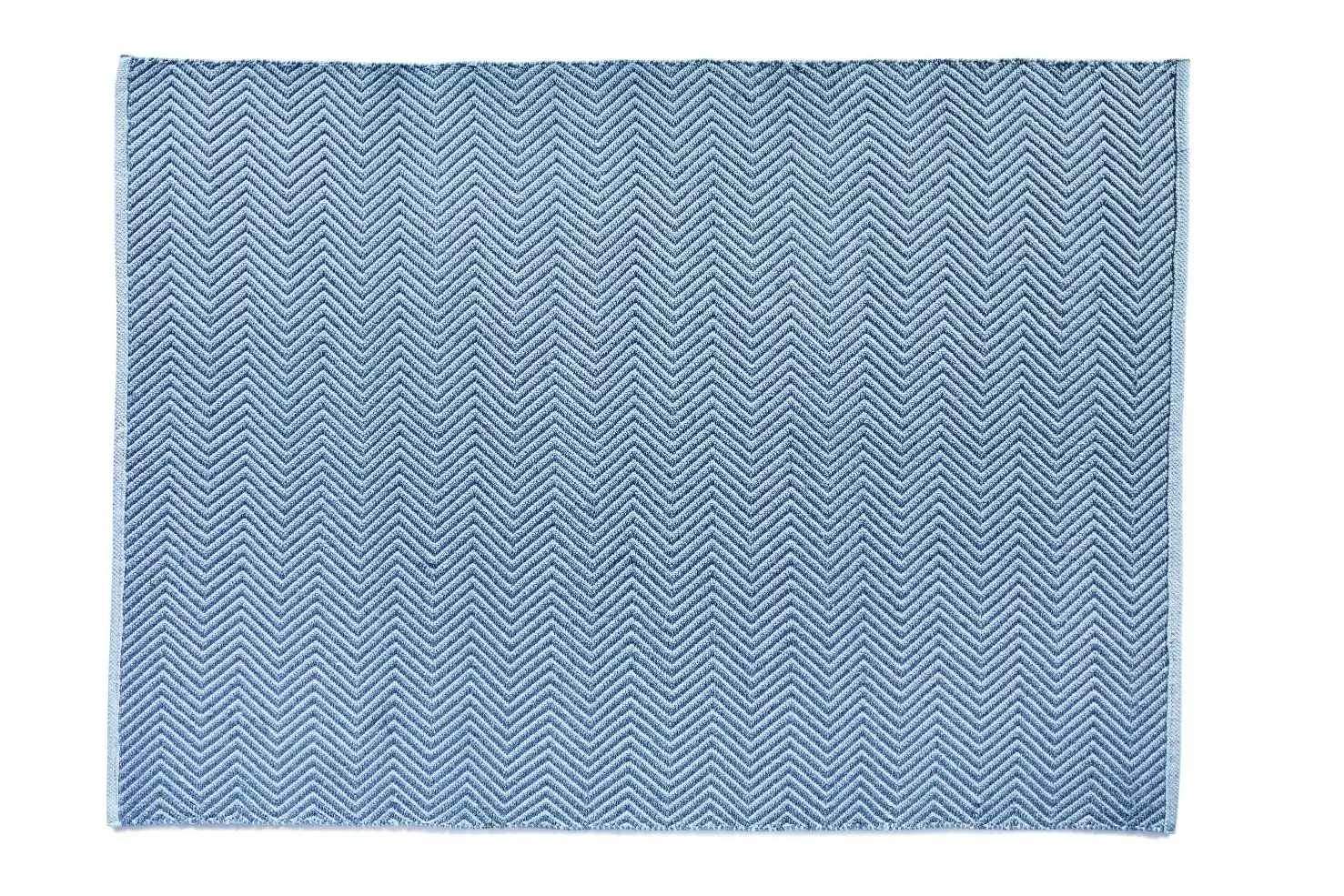 Hug Woven Herringbone Denim Rug