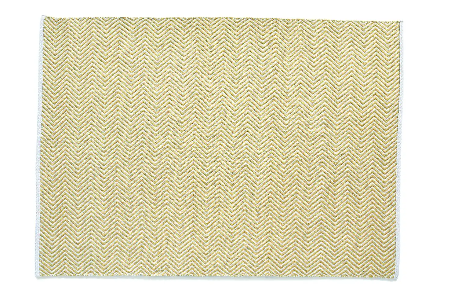 Hug Woven Herringbone Gold Rug