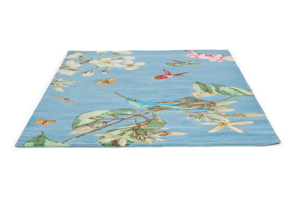 Hummingbird Wedgwood Blue 037808 Rug - Image 6