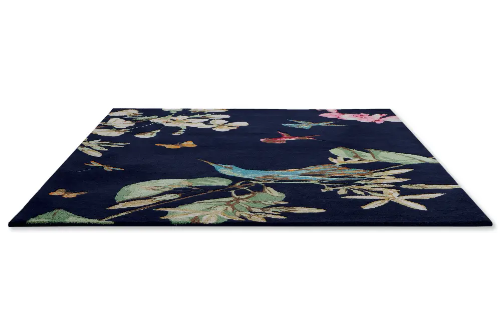 Hummingbird Wedgwood Navy 037818 Rug - Image 5