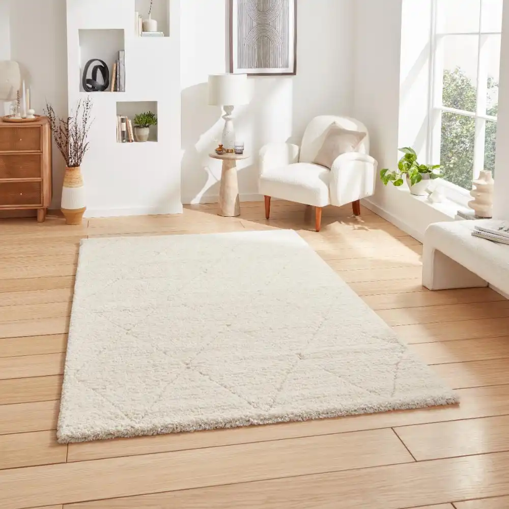 Ideal Shaggy 80260 Cream Rug