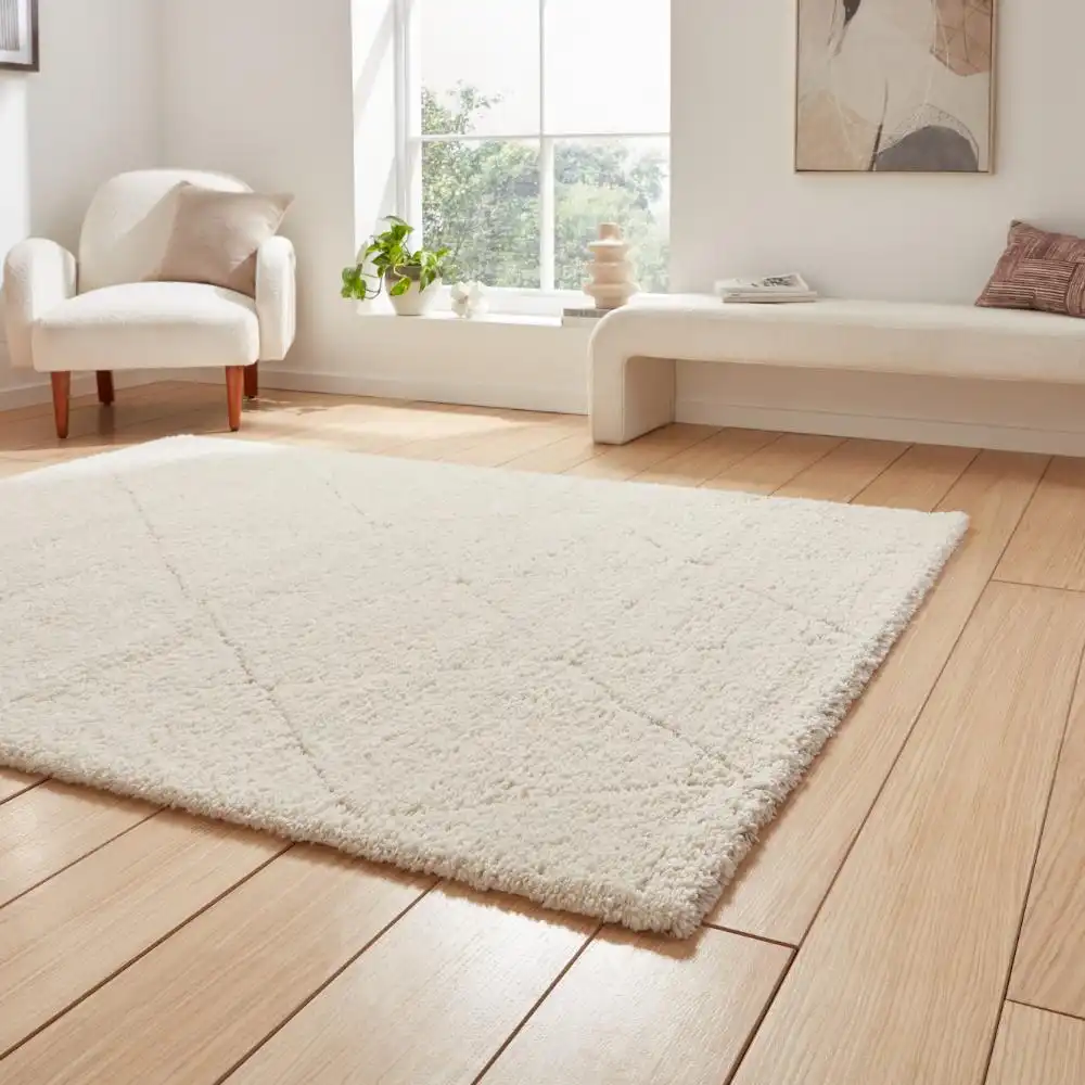 Ideal Shaggy 80260 Cream Rug - Image 2